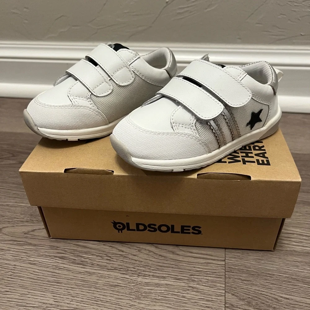 Old Soles Field Squad Sneakers in Snow, Silver, and Black - Picture 2 of 9